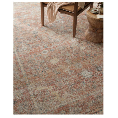 Millie Sunset Multi Rug under chair