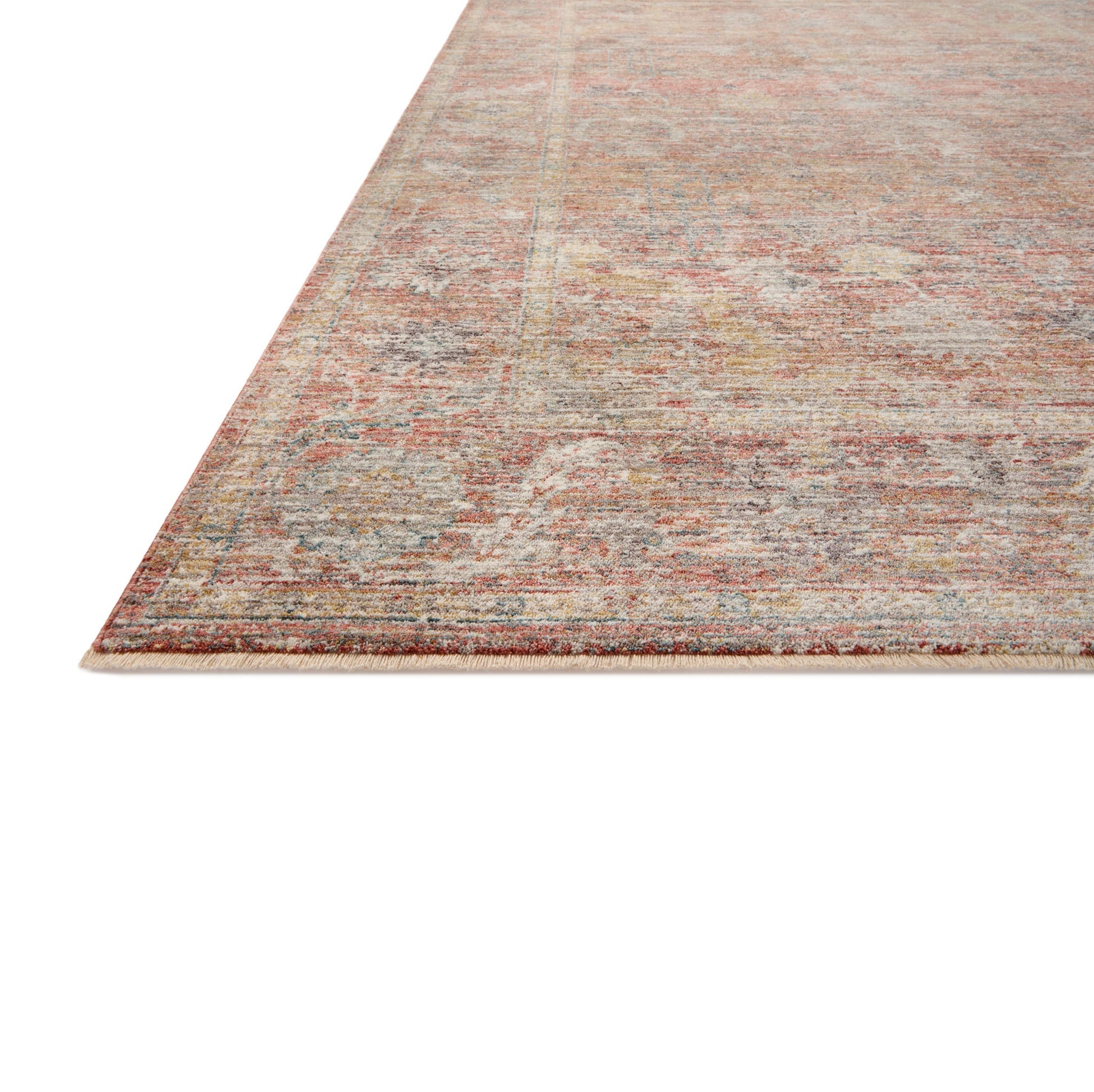 Millie Sunset Multi Rug corner