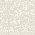 beige and white floral and bird pattern wallpaper