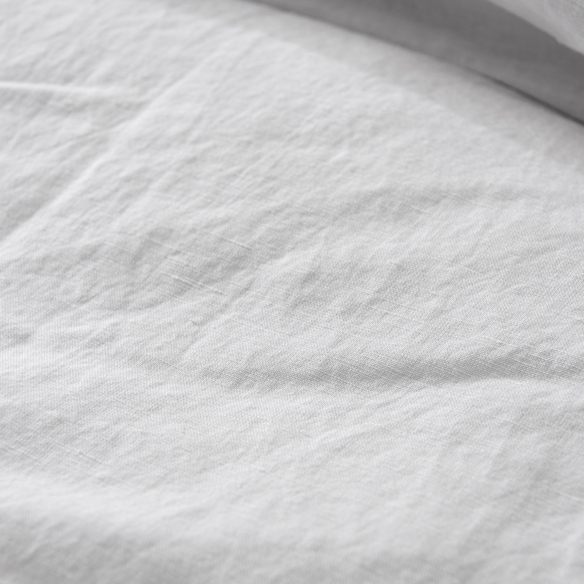 magnolia linen cotton duvet cover bedding in white