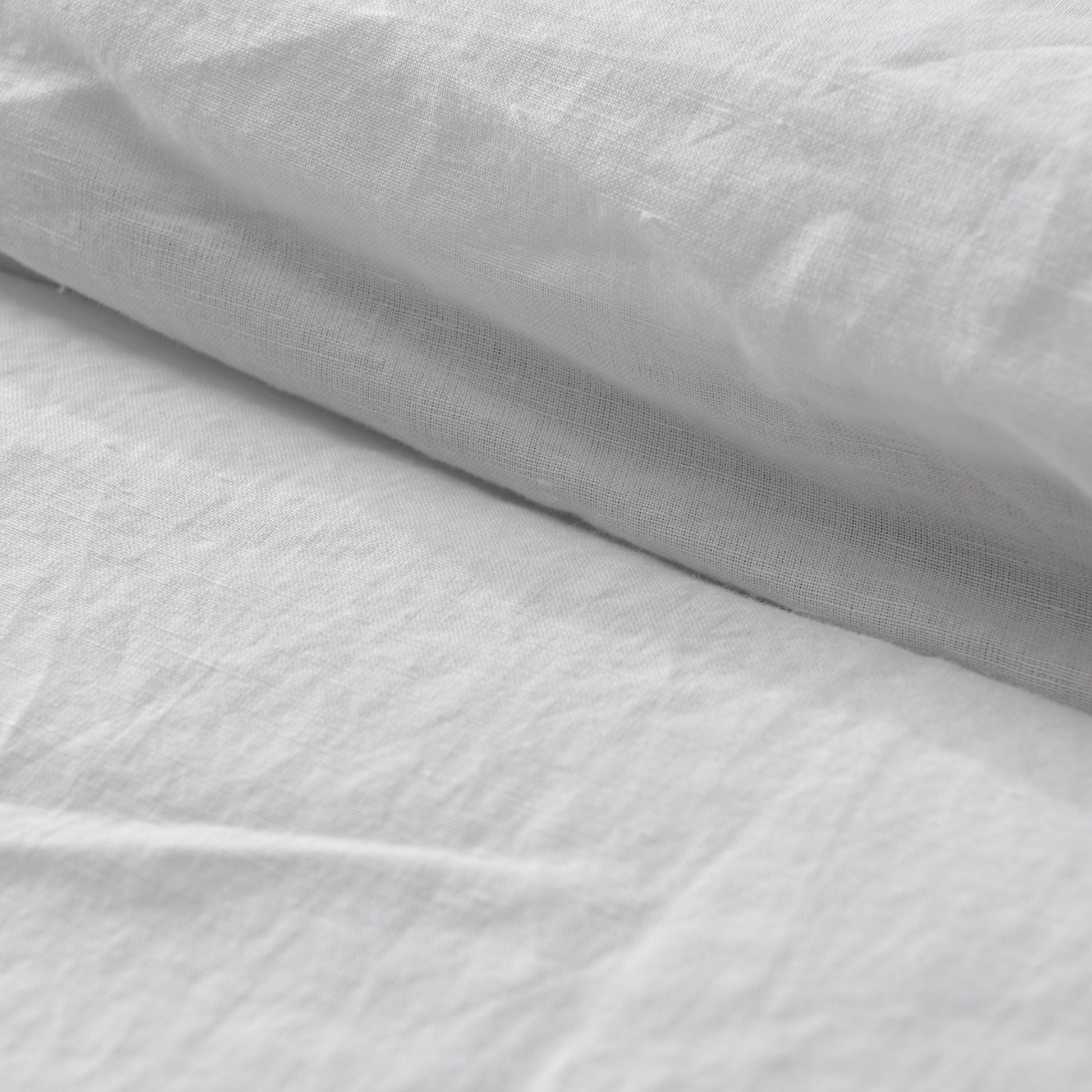 magnolia linen cotton duvet cover bedding in white