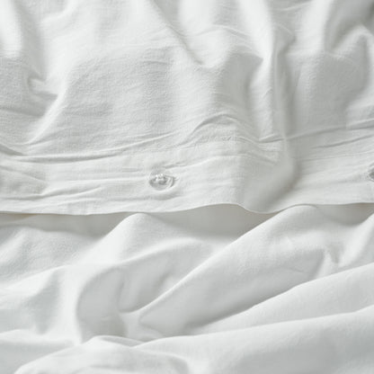 Optic White Melange Duvet Cover