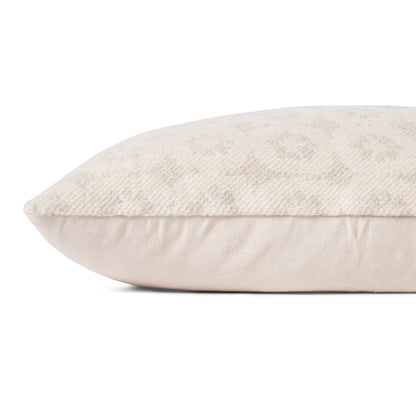 Ava Lumbar Pillow side view showing front and back sides