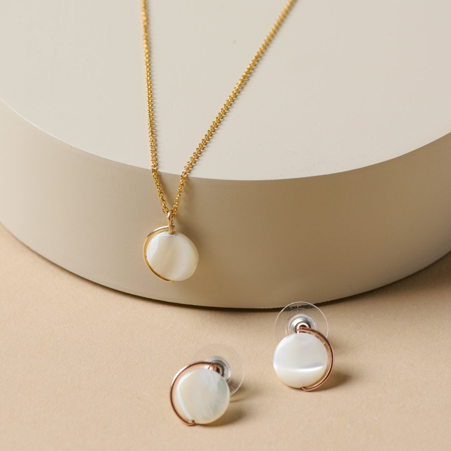 Wren Necklace with wren earrings