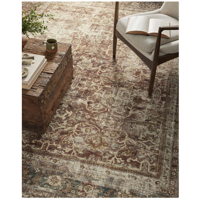 Sinclair Rust Lagoon Rug under chair