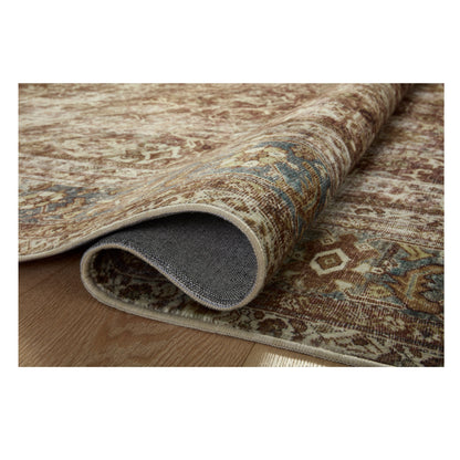 Sinclair Rust Lagoon Rug rolled