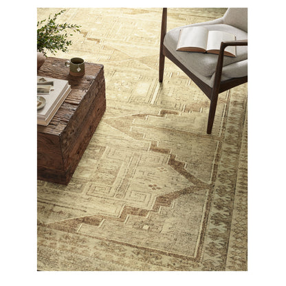 Sinclair Khaki Tobacco Rug under chair