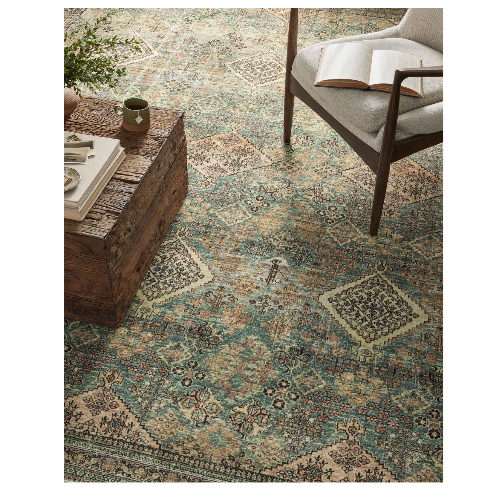 Sinclair Turquoise Multi Rug – Magnolia