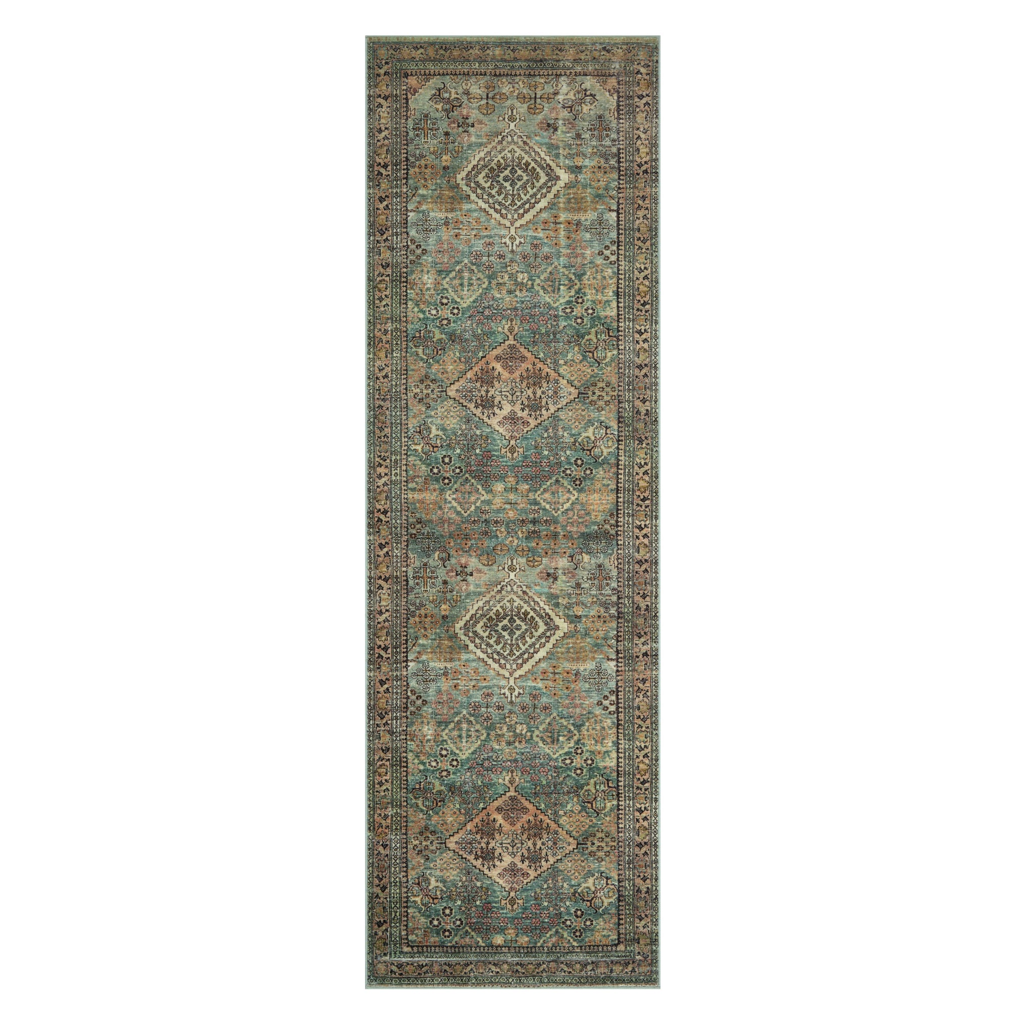 Sinclair Turquoise Multi Rug – Magnolia