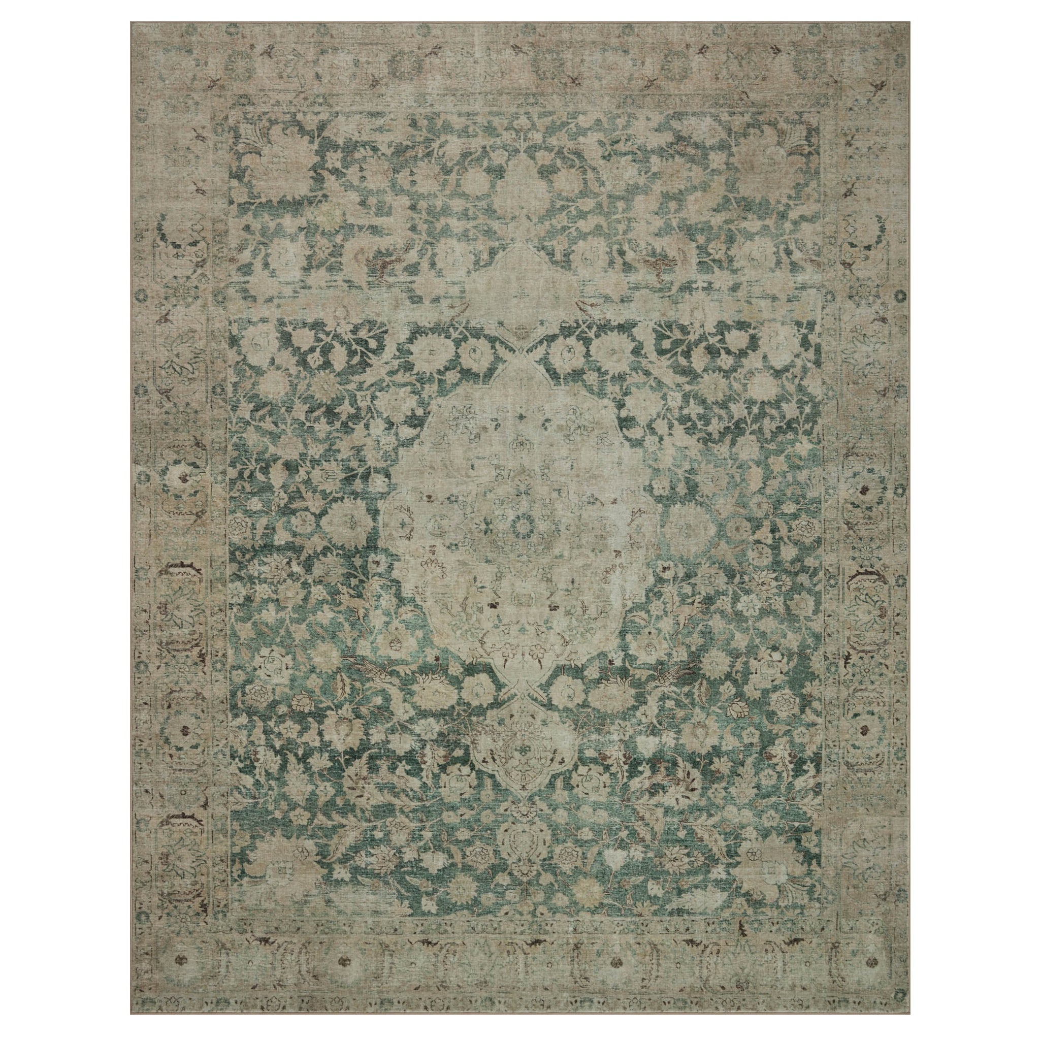 Quarry Tencel Rug - Soft Jade main image 1