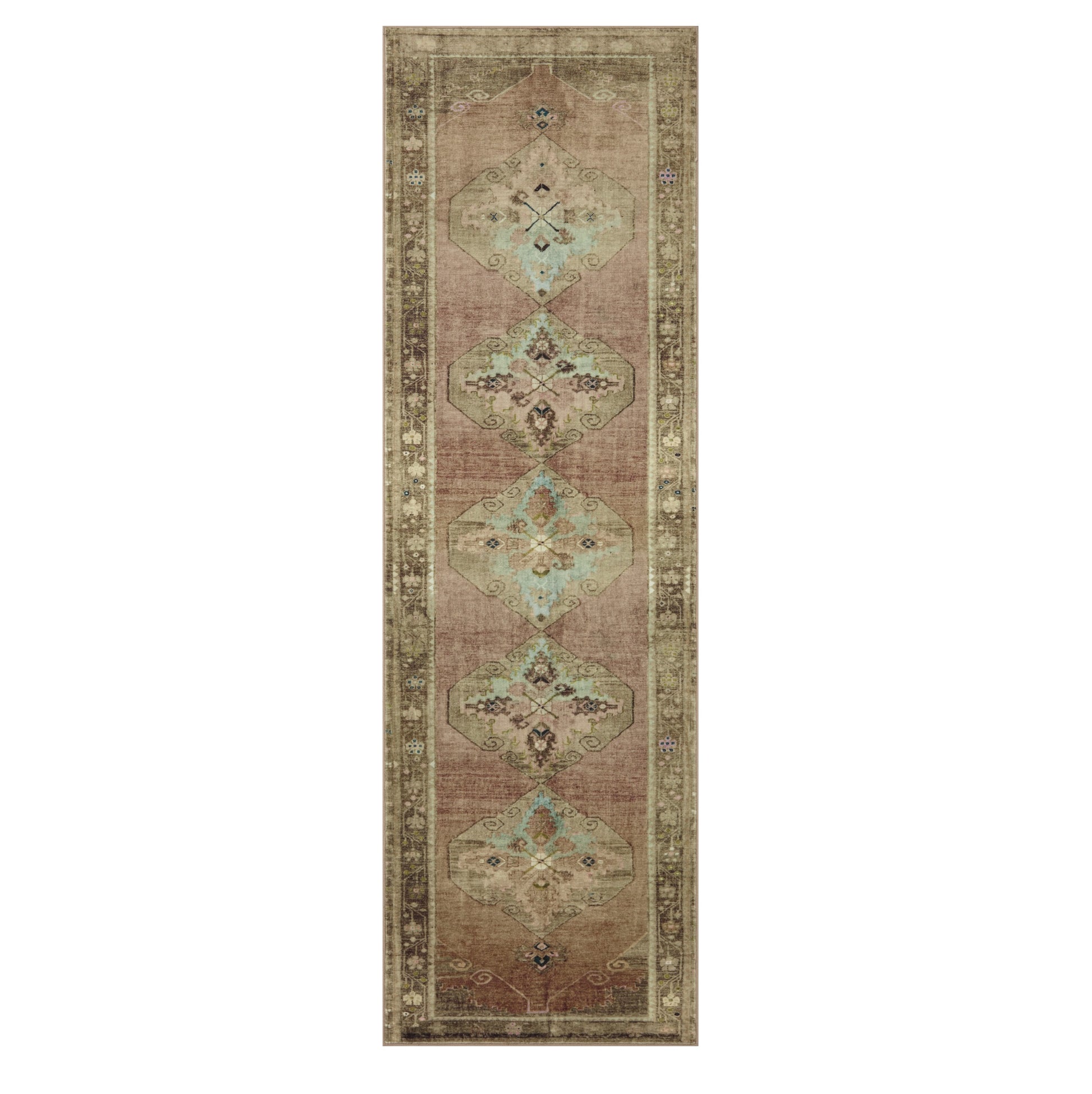 Sinclair Clay Tobacco Rug runner