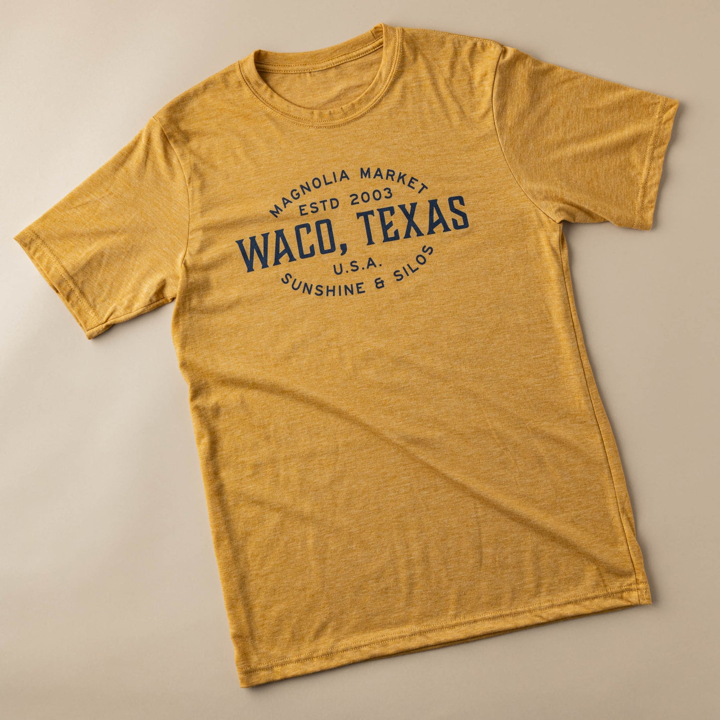 magnolia sunshine and silos mustard shirt