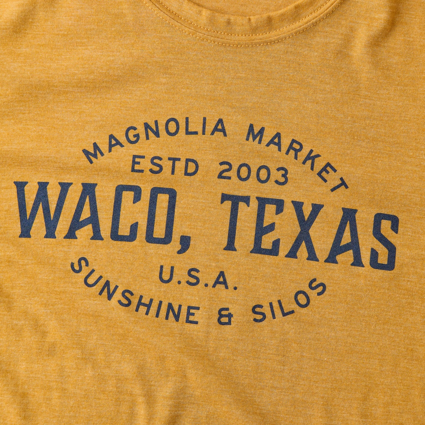 magnolia sunshine and silos mustard shirt