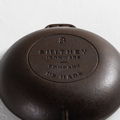 smithey cast iron chef skillet number 8