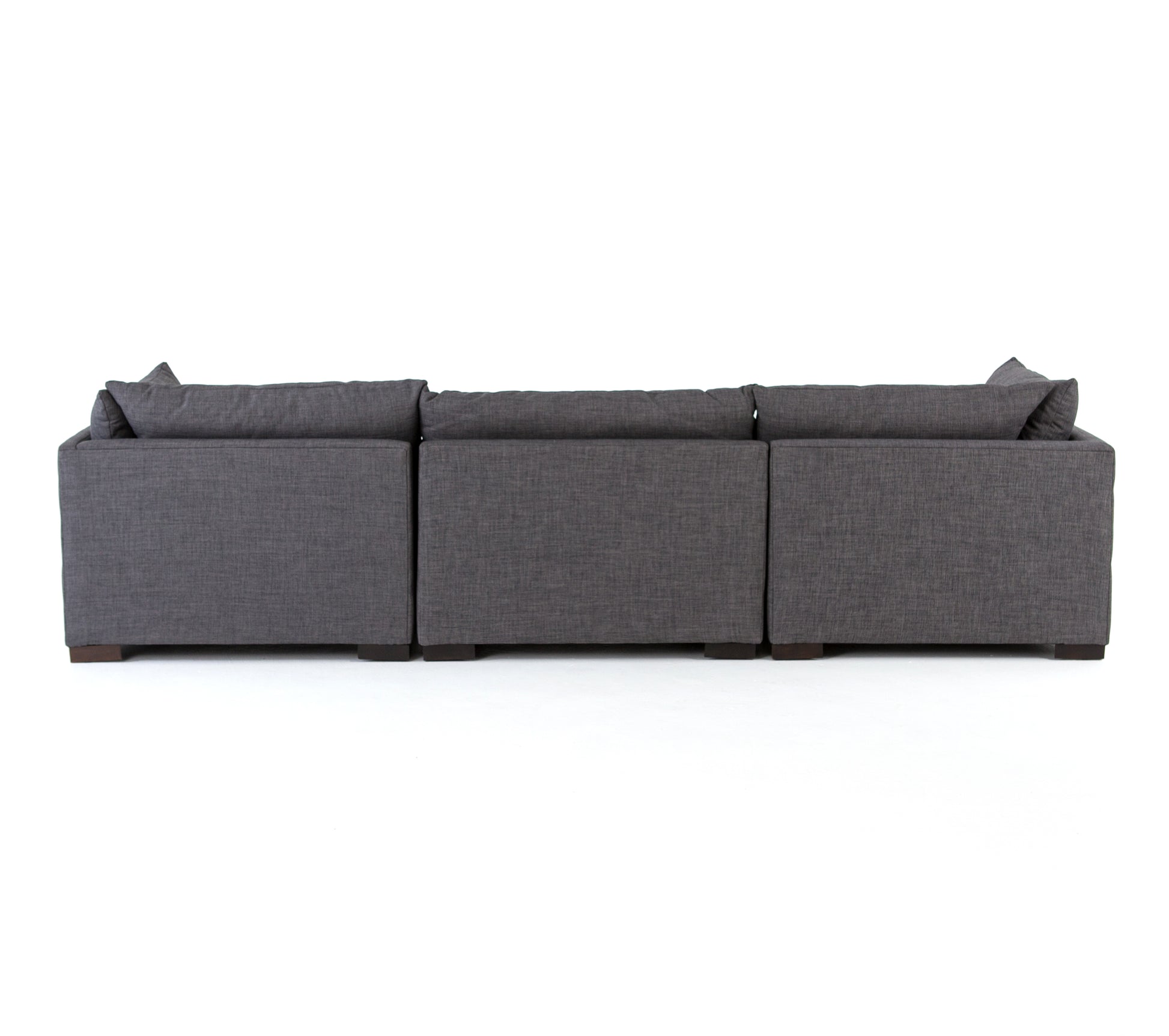 Monroe 3 Piece Sectional with Ottoman