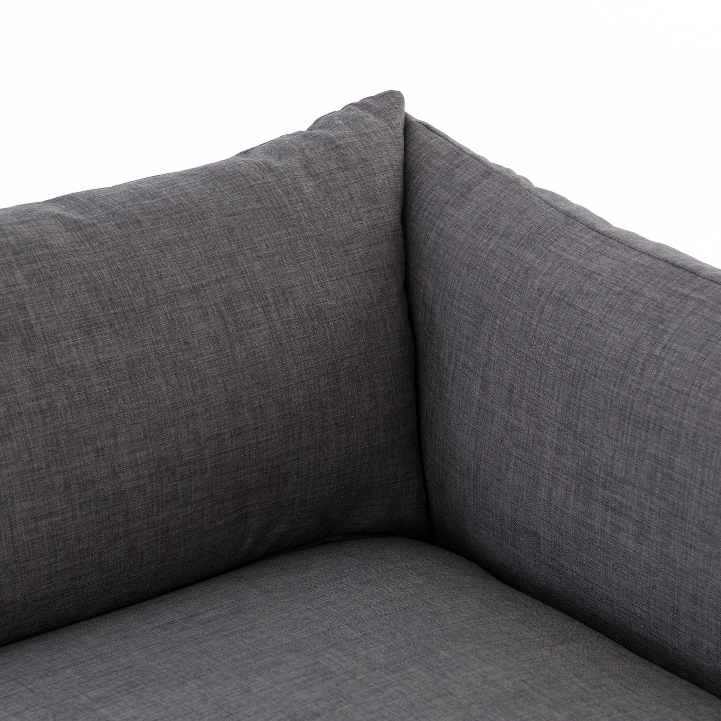 charcoal fabric 3-piece sofa with pillow top for magnolia