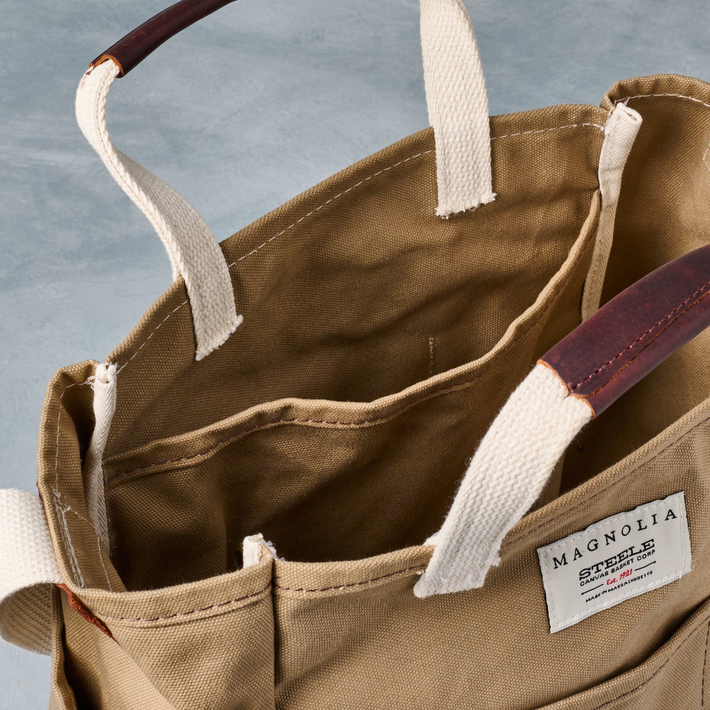 Magnolia Steele Canvas Utility Tote Khaki