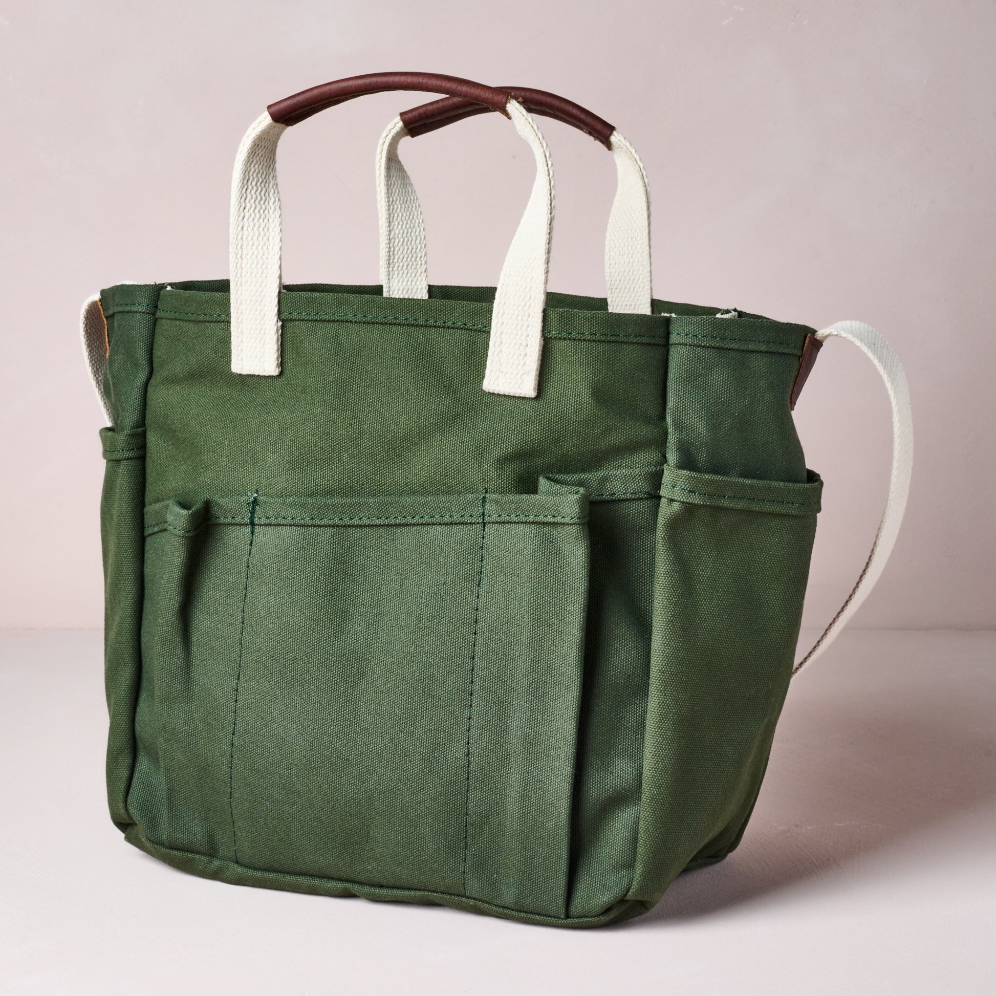 Magnolia Steele Canvas Utility Tote Olive Green