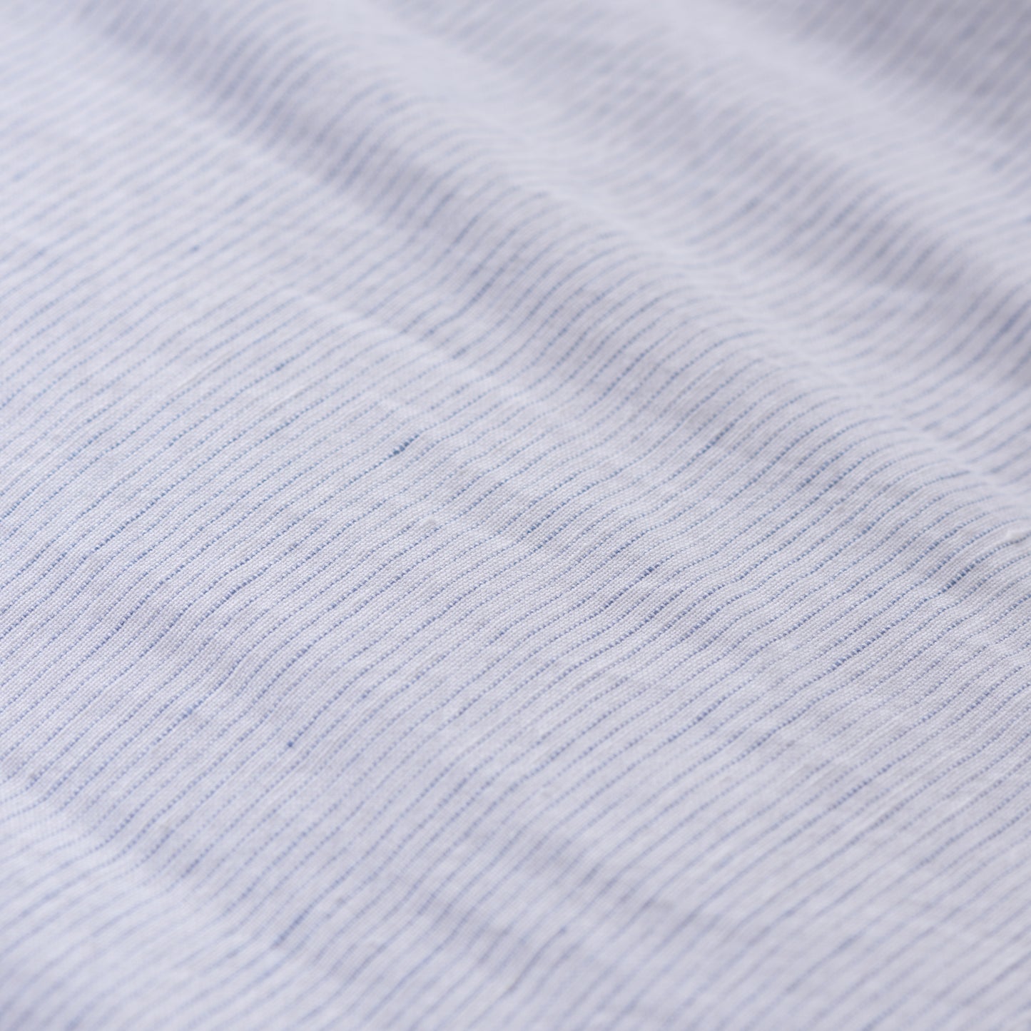 magnolia linen cotton duvet cover bedding in white blue stripe