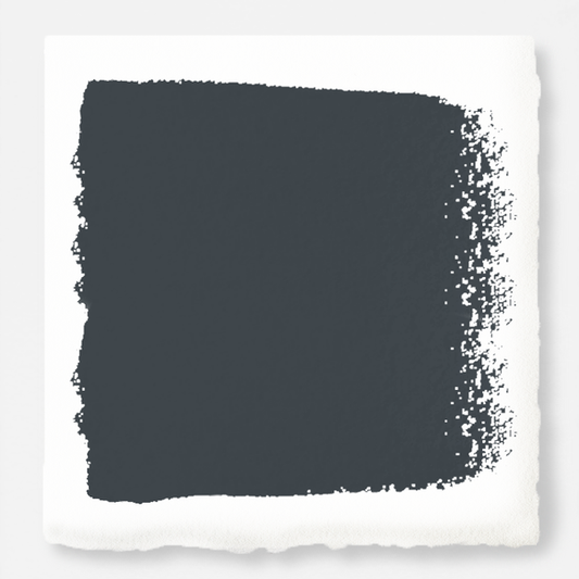 Almost black with dark blue undertones exterior paint