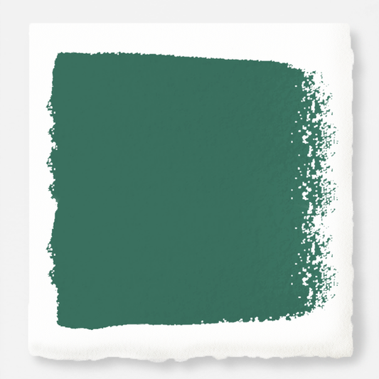 Crisp hunter green with golden accents exterior paint