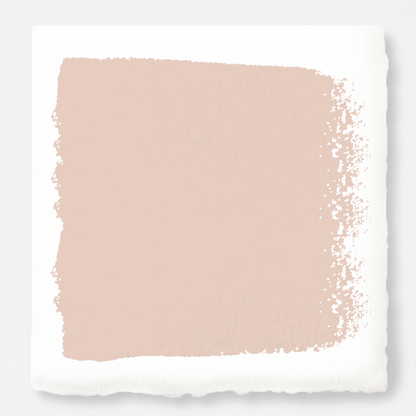 Pale neutral pink with accented of peach exterior paint