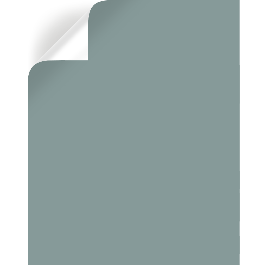 medium grey-blue paint peel and stick sample