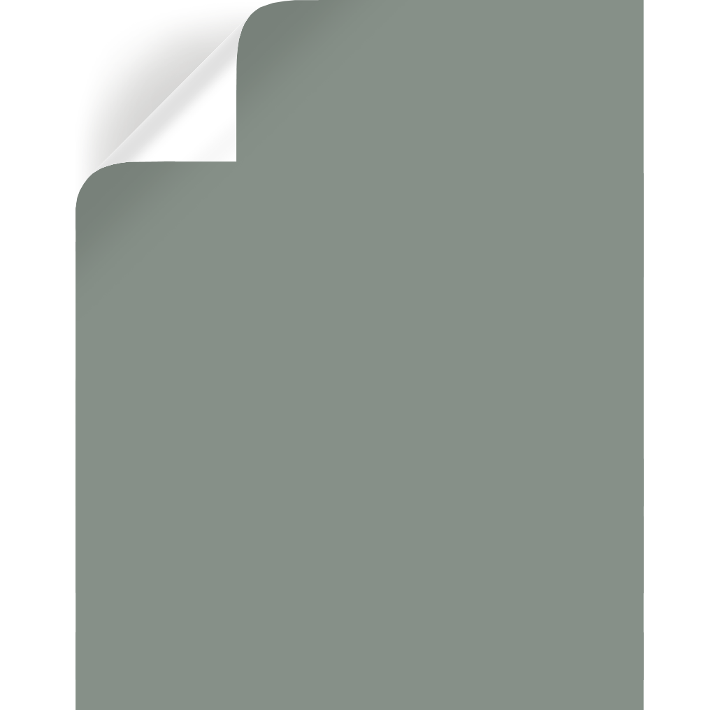 Deep gray with hues of rich blue and sage green interior paint