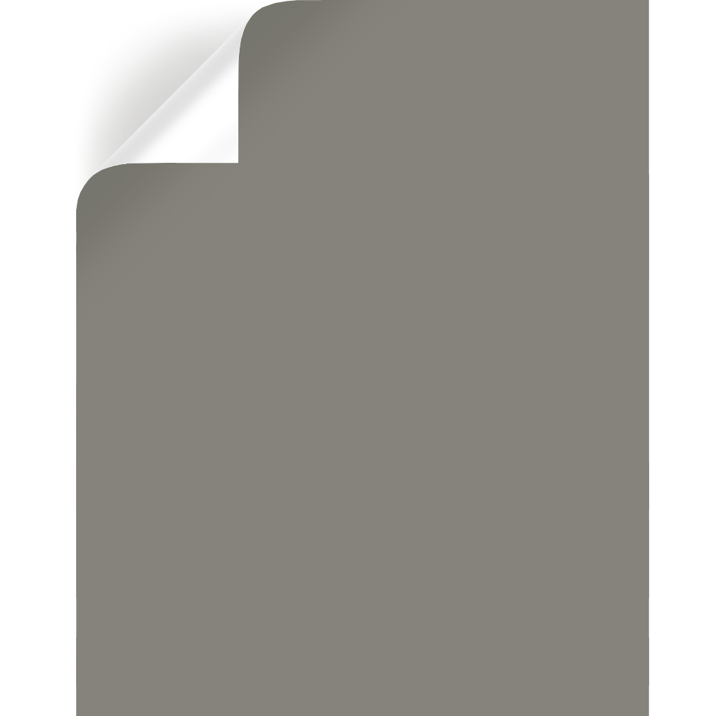 dark grey-brown paint peel and stick ssample
