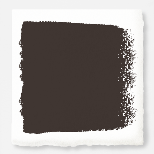 Dark chocolate brown with notes of red wine exterior paint