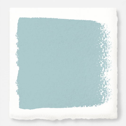 A muted blue exterior paint