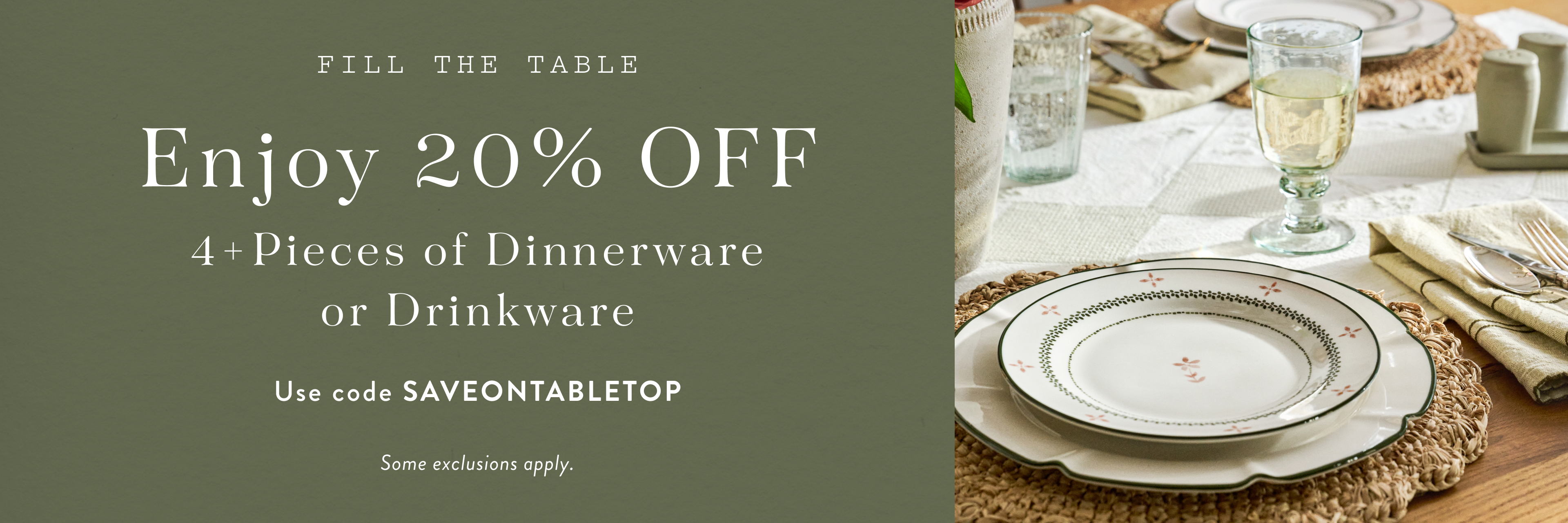  buy more save more tabletop header