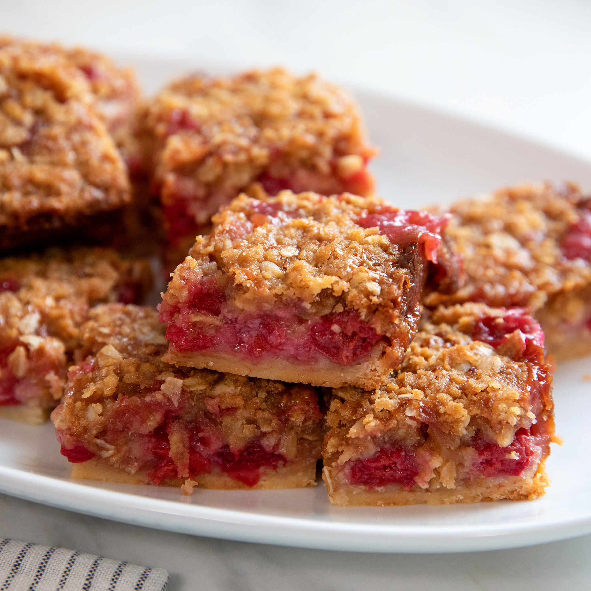 Zoe Francois' Sour Cherry Streusel Bars