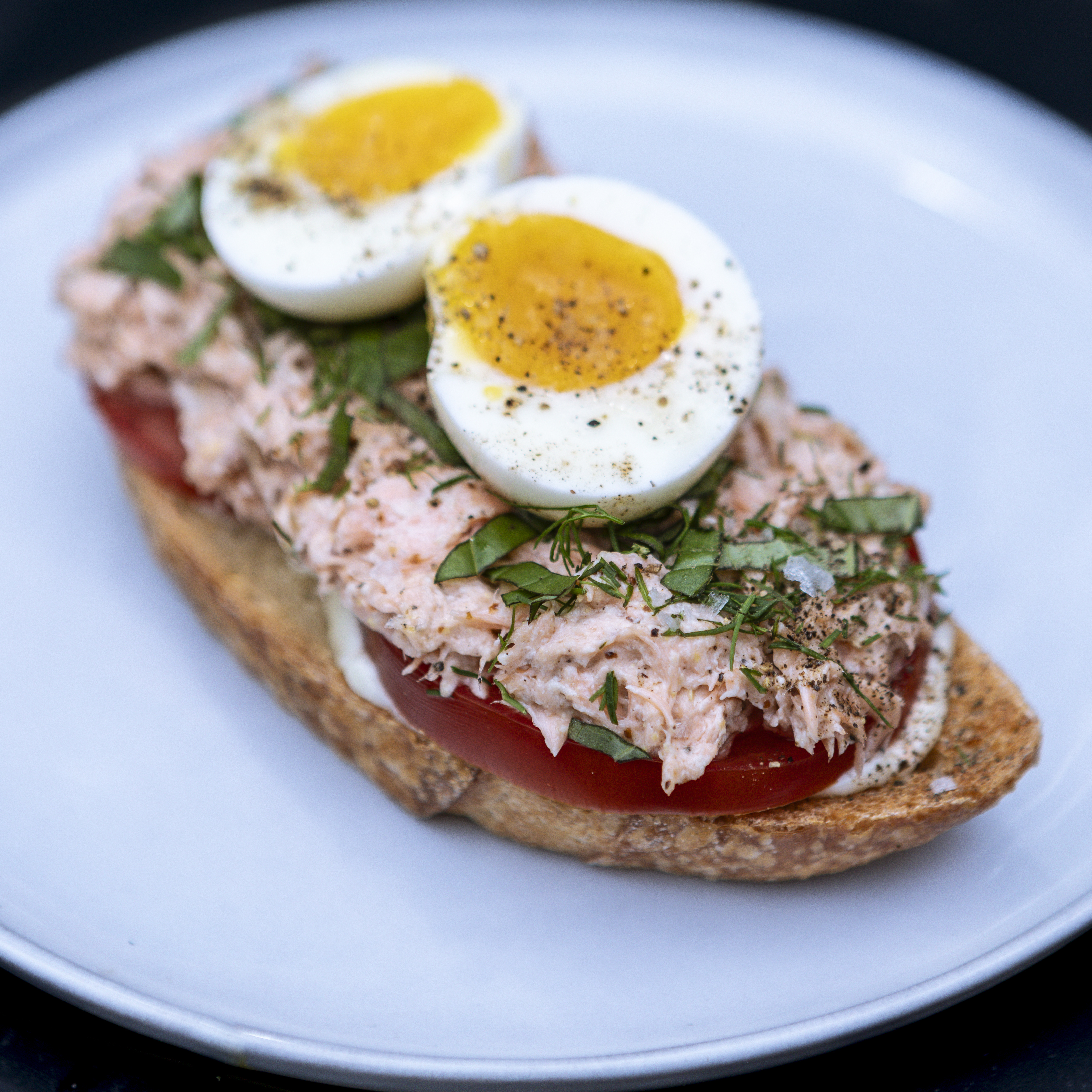 Annie Starke's Ultimate Leftover Salmon Sando