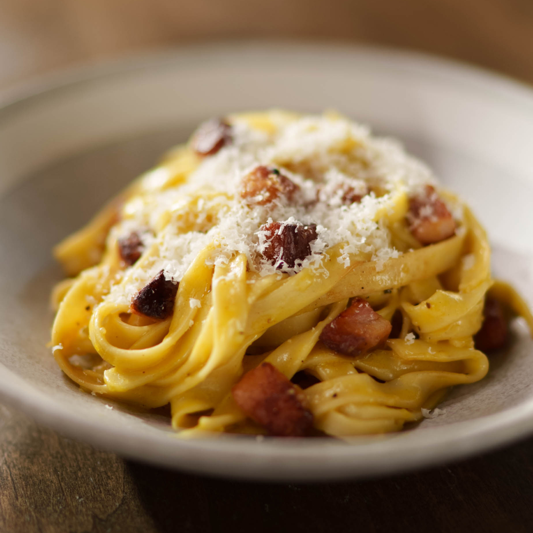 Abner & Amanda's Carbonara with Fresh Egg Noodles