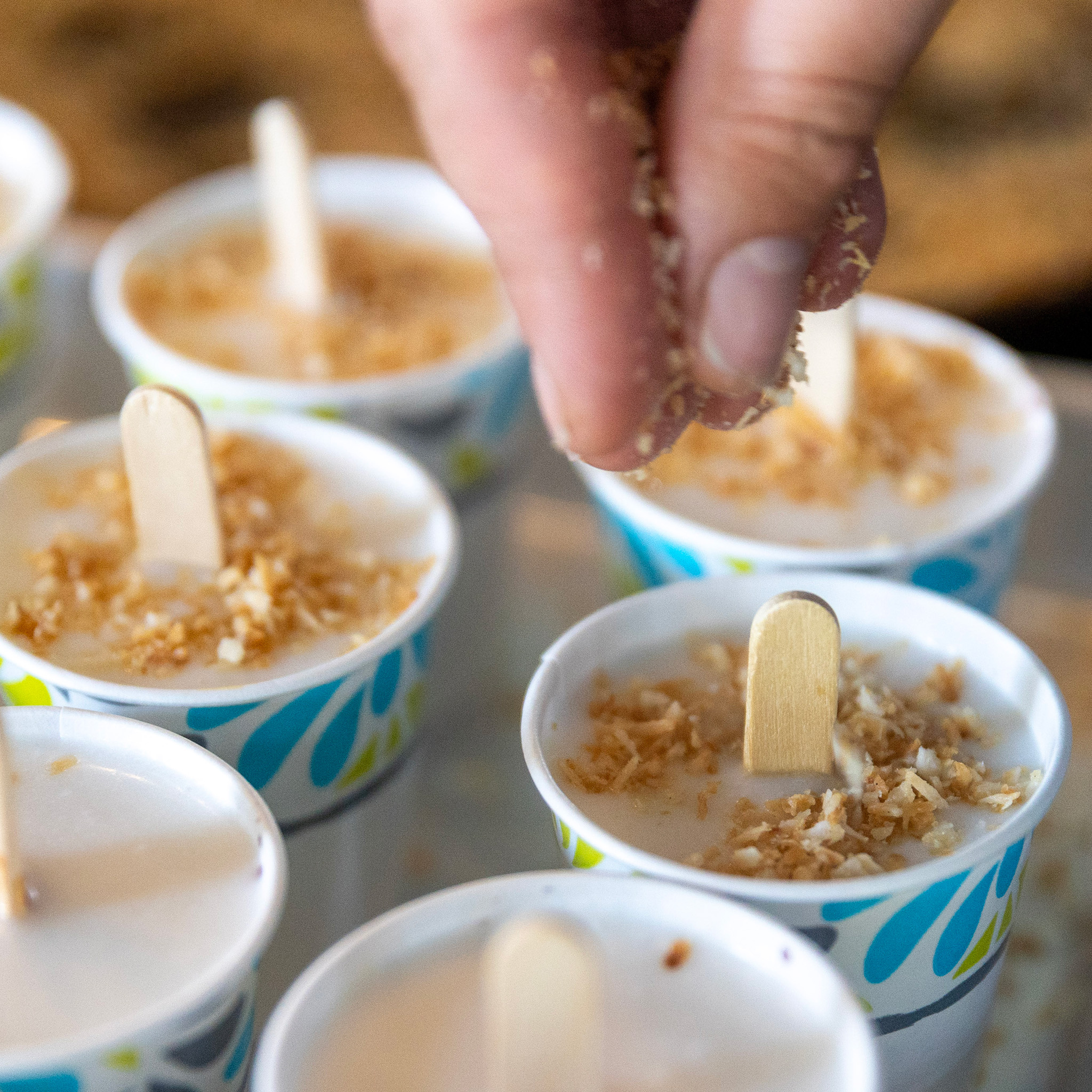 Eduardo Garcia's Mango and Coconut Sticky Rice Ice Pops