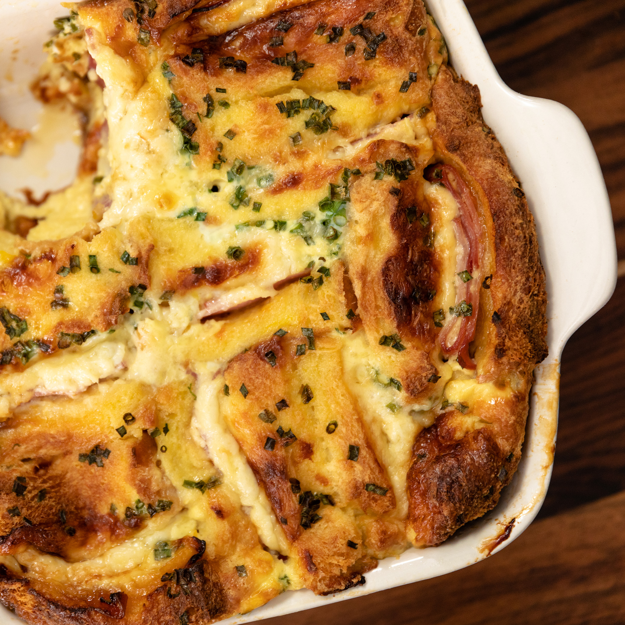Samantha Seneviratne's Ham and Cheese Strata