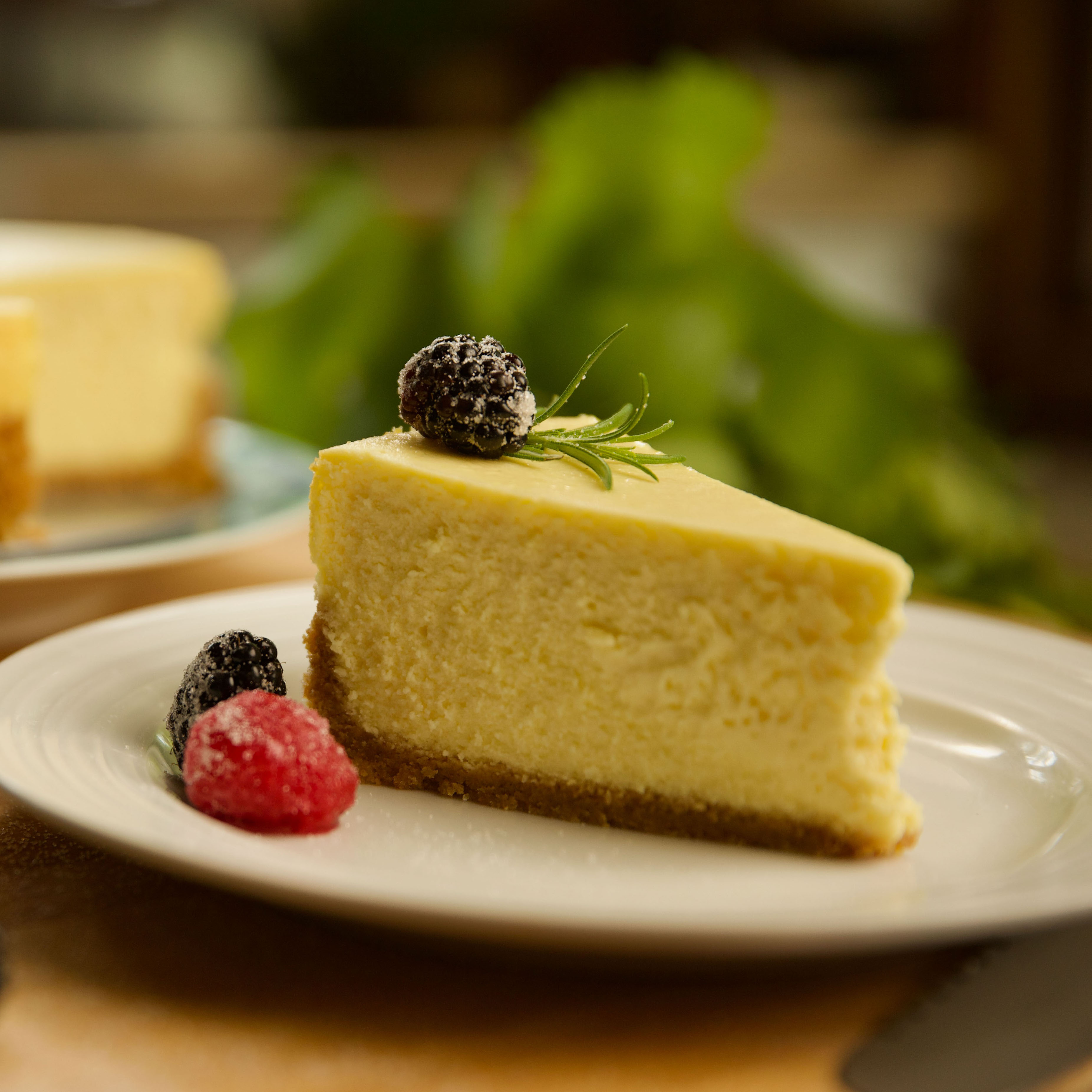 Elizabeth Poett's Sugared Berry Cheesecake