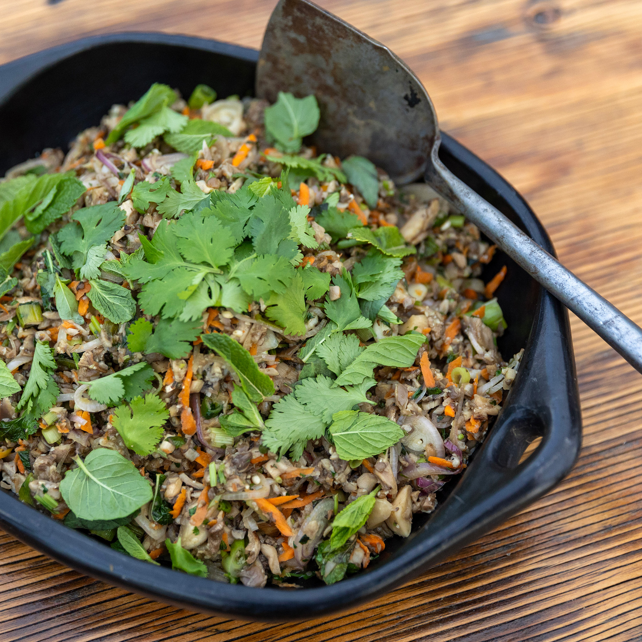 Eduardo Garcia's Mushroom Larb