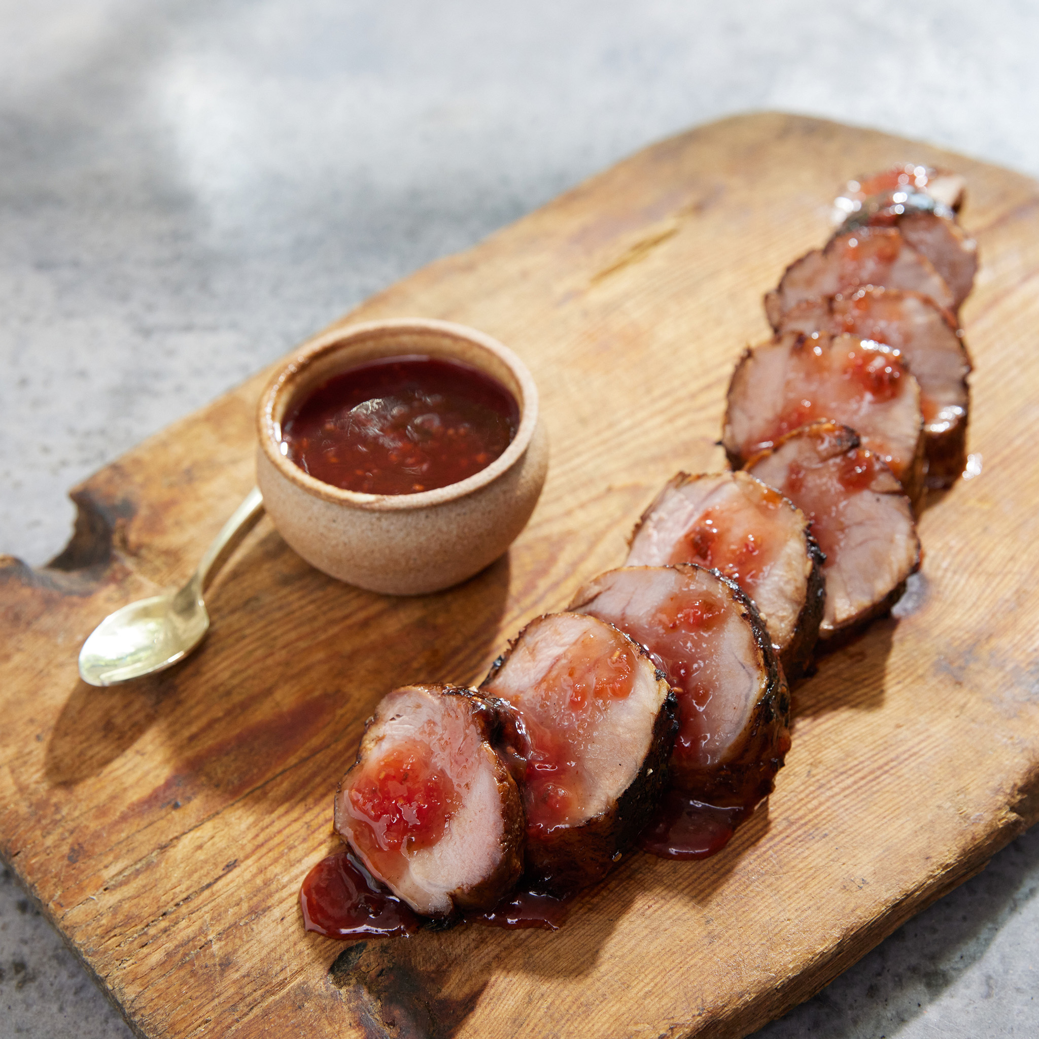 Joanna Gaines's Grilled Raspberry Chipotle Pork Tenderloin