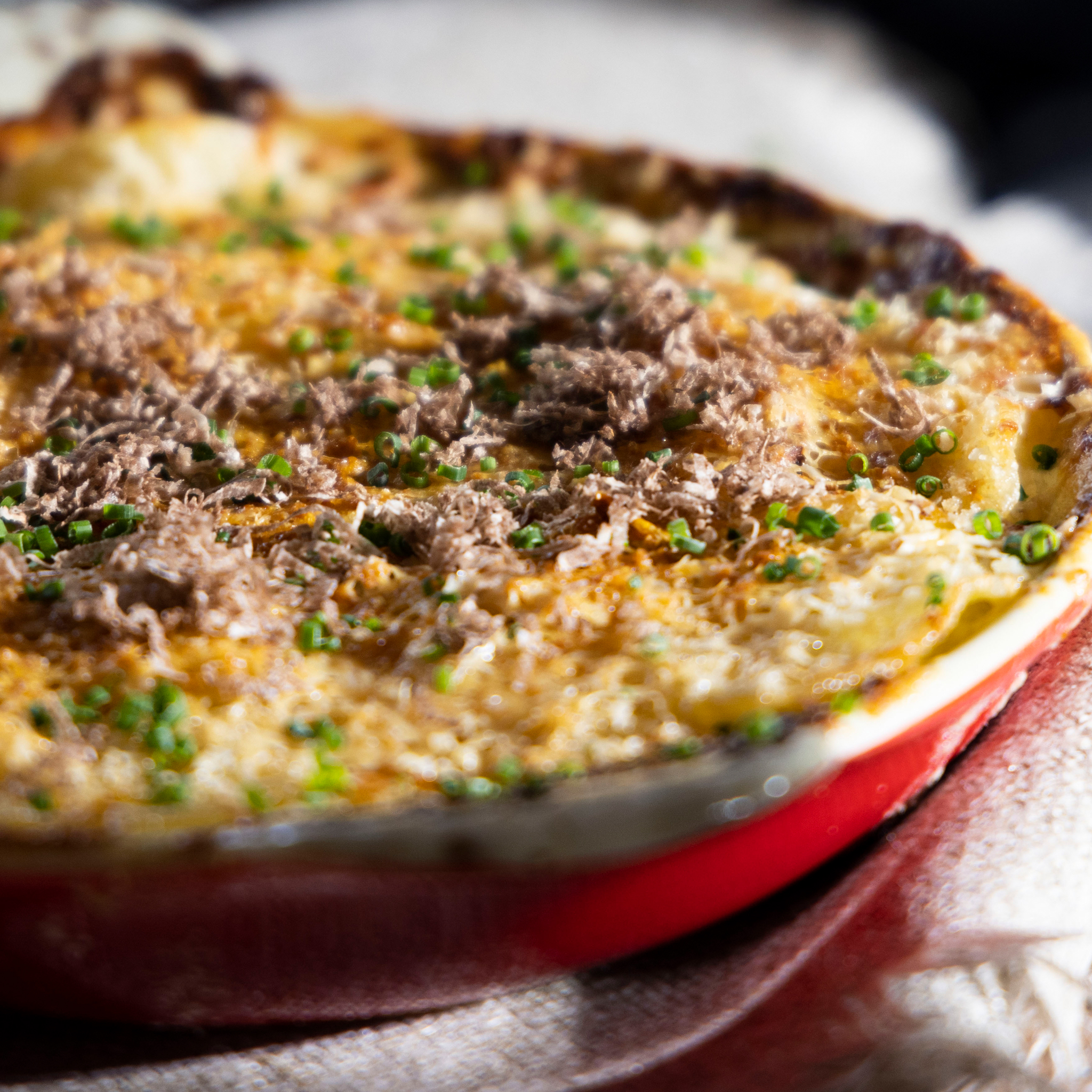 Katie Button's Truffled Parsnip Potato Gratin