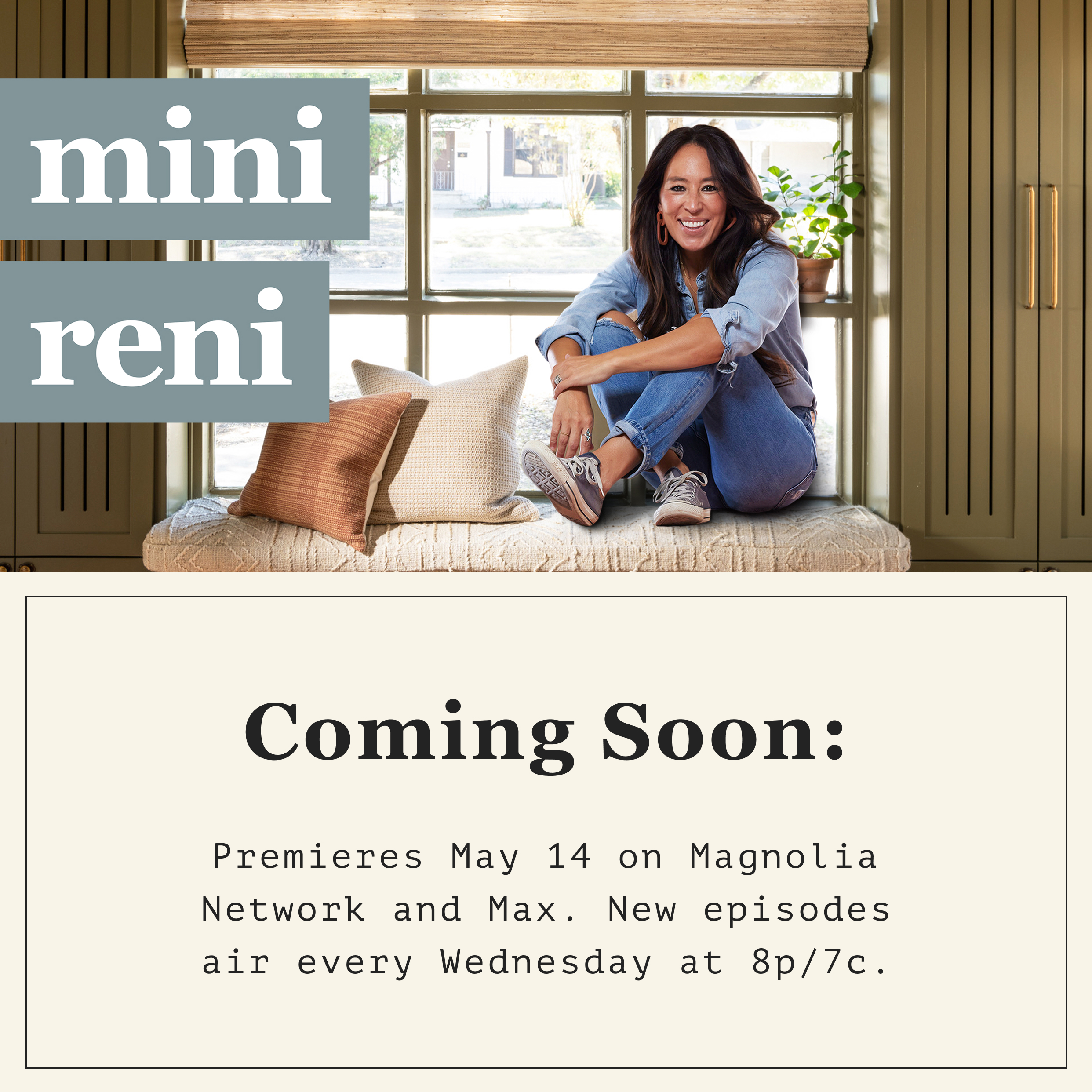 Mini Reni coming soon premieres may 14 on magnolia network and max