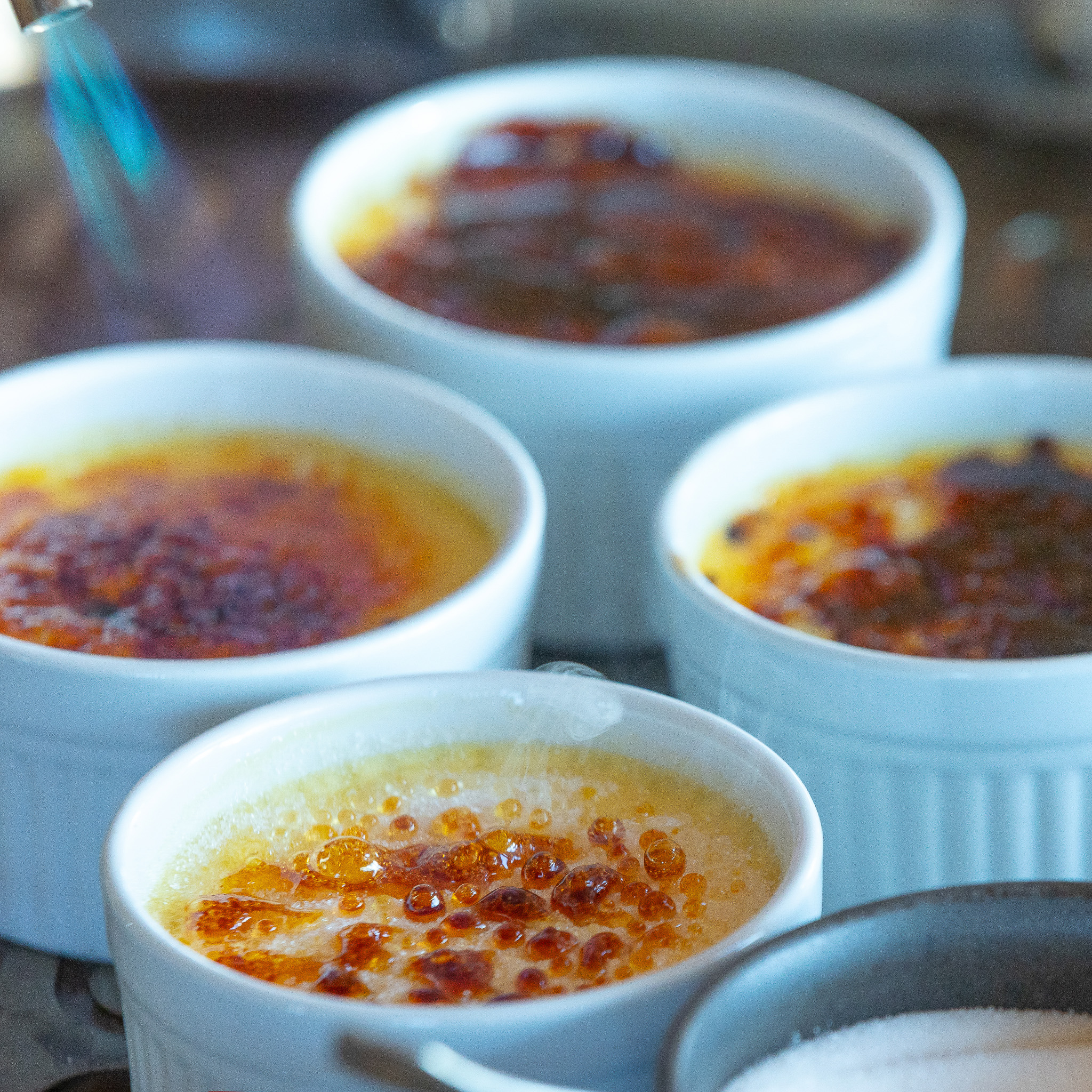 Eduardo Garcia's Jammy Chamomile Crème Brulee