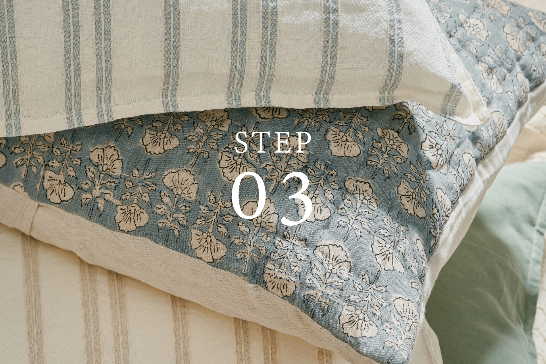 Step 03 - Pillow Shams