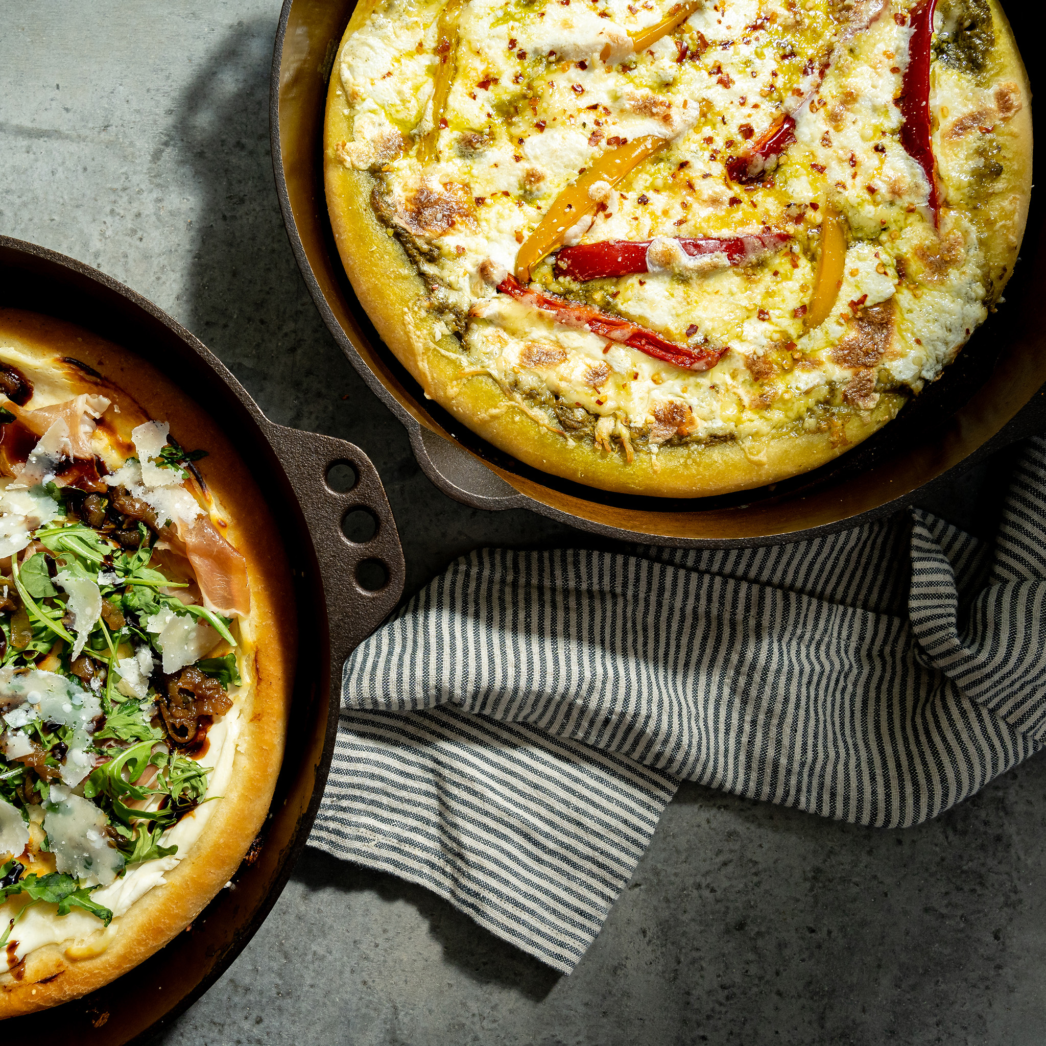 Joanna Gaines's Basil Pesto Chicken Pizza with Bell Peppers
