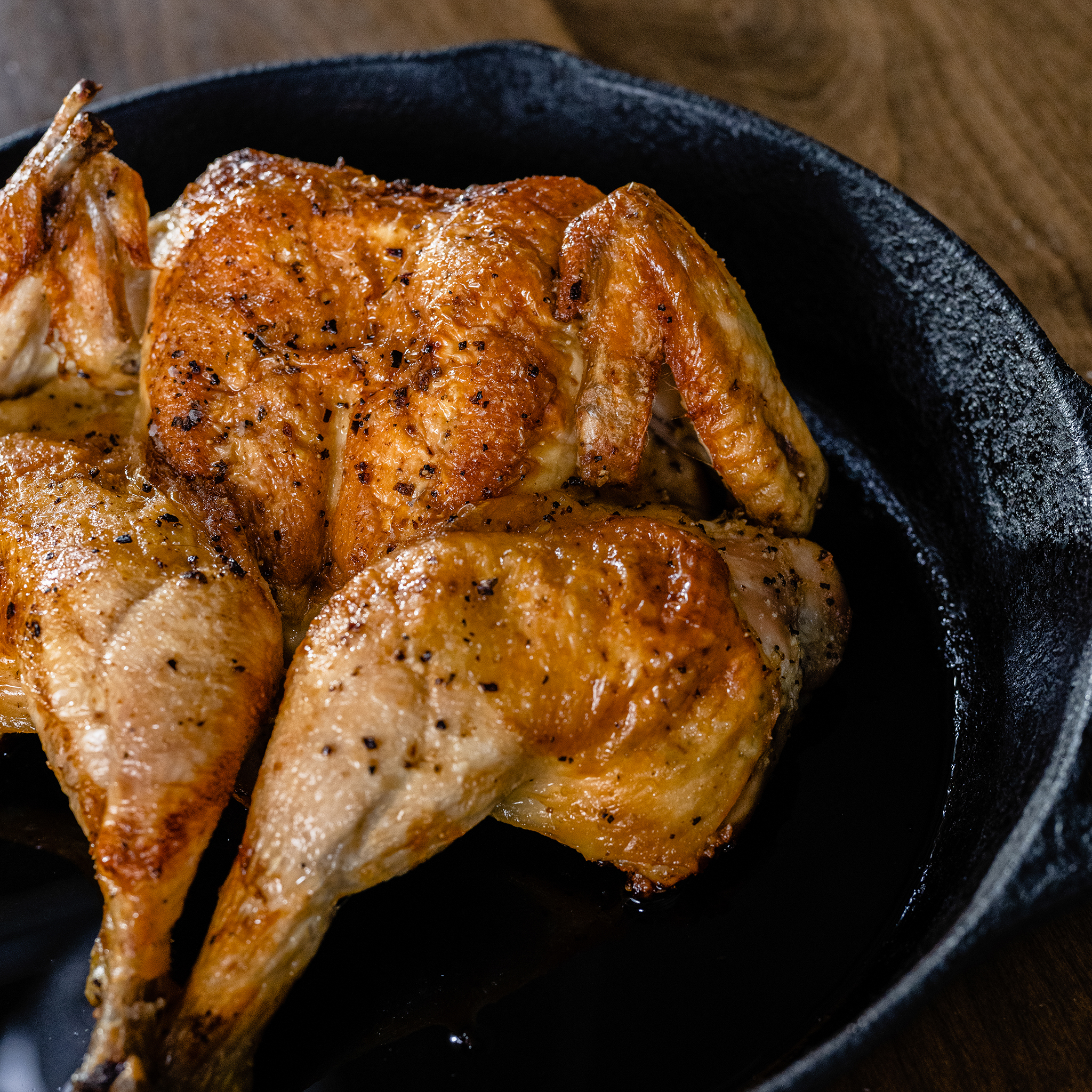 Abner & Amanda's Preserved Lemon Spatchcock Chicken
