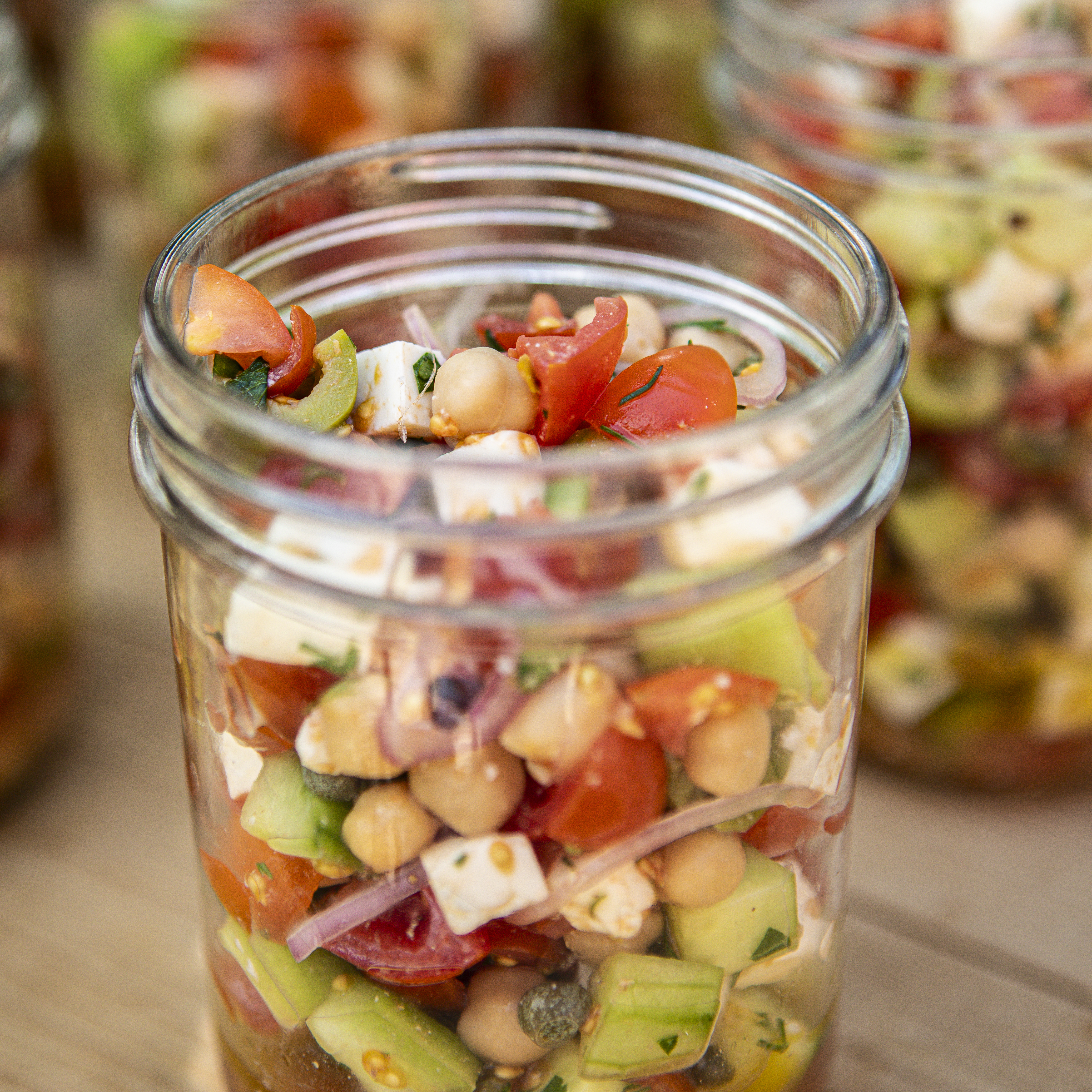 Annie Starke's Mediterranean Salad in a Jar