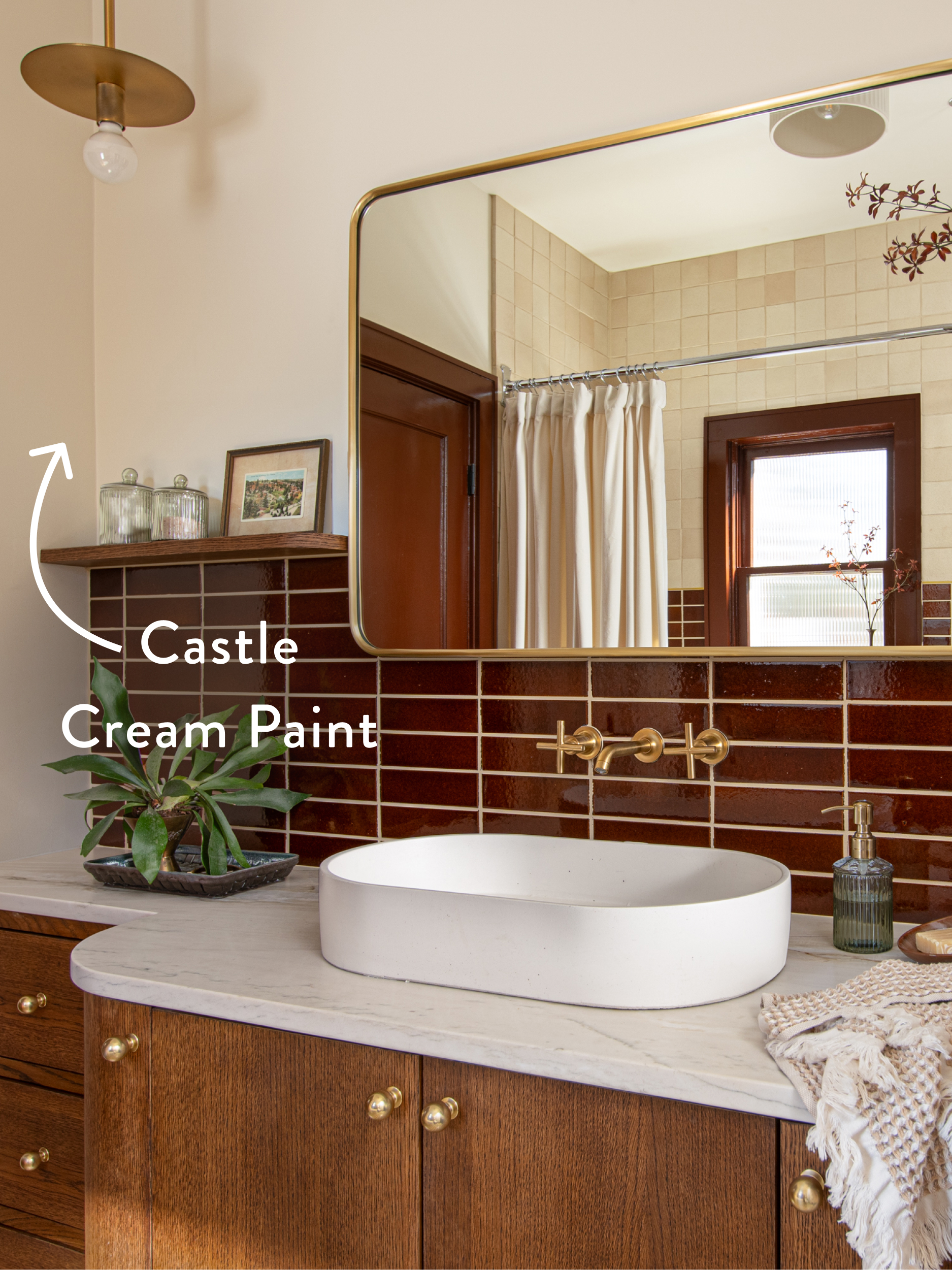 mini reni castle cream paint