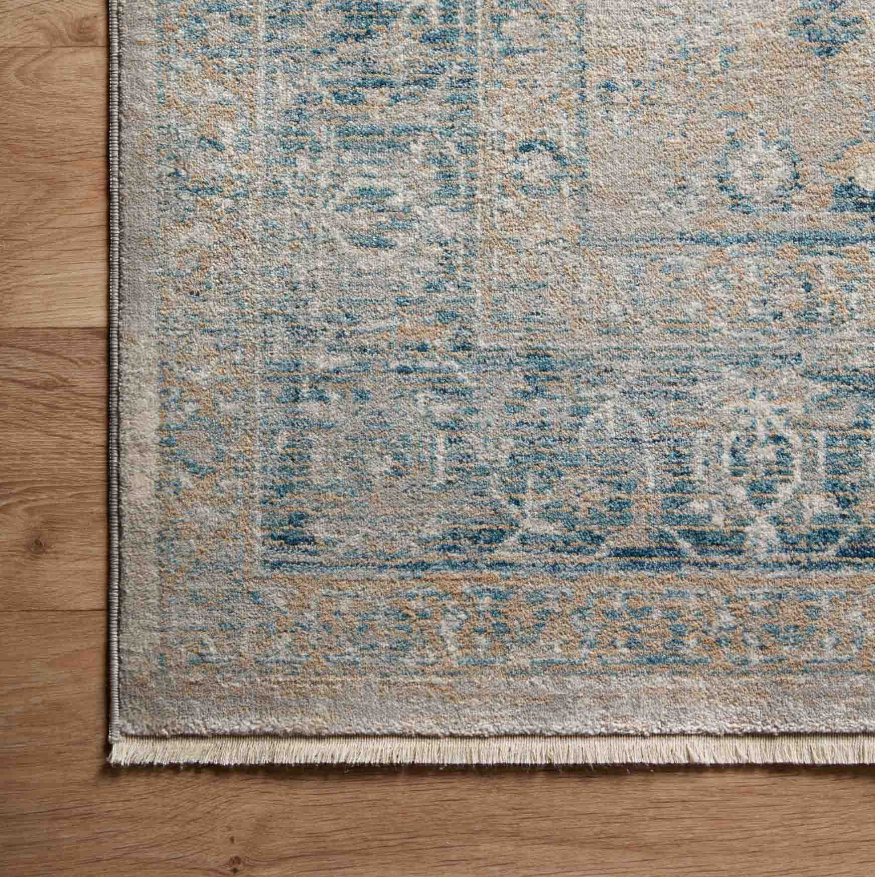 blue rugs tile