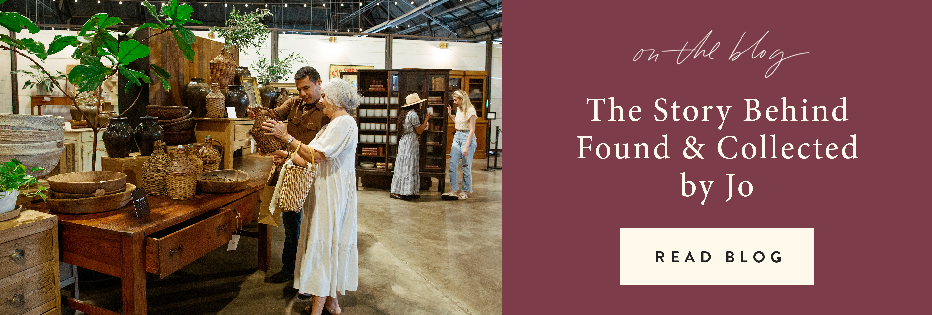 on the blog - the story behind found & collected by Jo - Read Blog